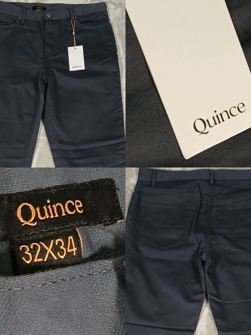 Quince Comfort Stretch Traveler Pants 32x34 Men's NWT New